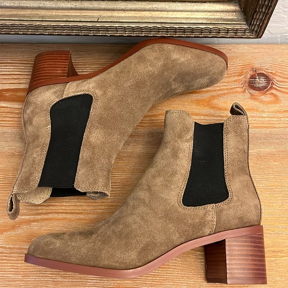 STEVE MADDEN RHIANNON Suede Leather Bootie - Size 8 - Picture 4 of 12